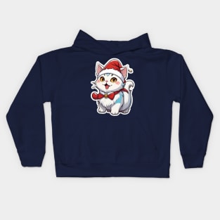 Cat christmas Kids Hoodie